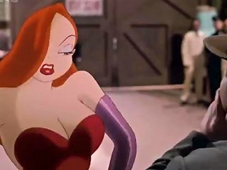 Jessica From The Cartoon Show Encounters Roger Rabbit In A Pornographic Clip